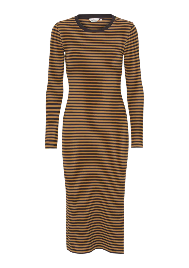 basic-apparel-ludmilla-long-dress-maxikleid-bronze-stretch image 1