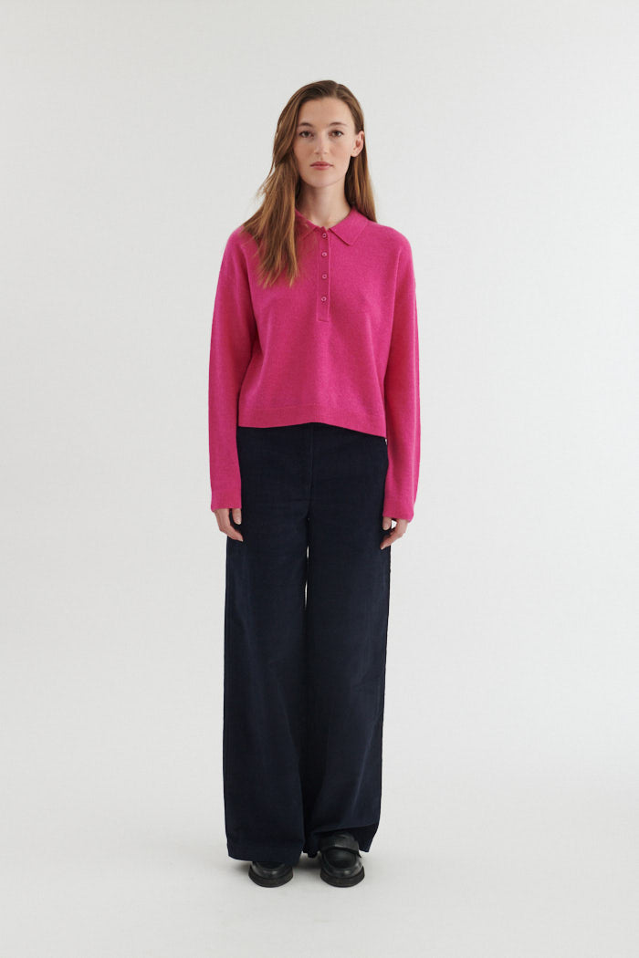basic-apparel-selem-polo-strickpullover-purple-orchid-merino image 4
