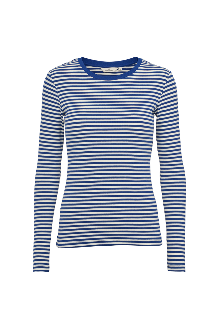 basic-apparel-ludmilla-ls-tee-langarmshirt-blau-bio-baumwolle image 4