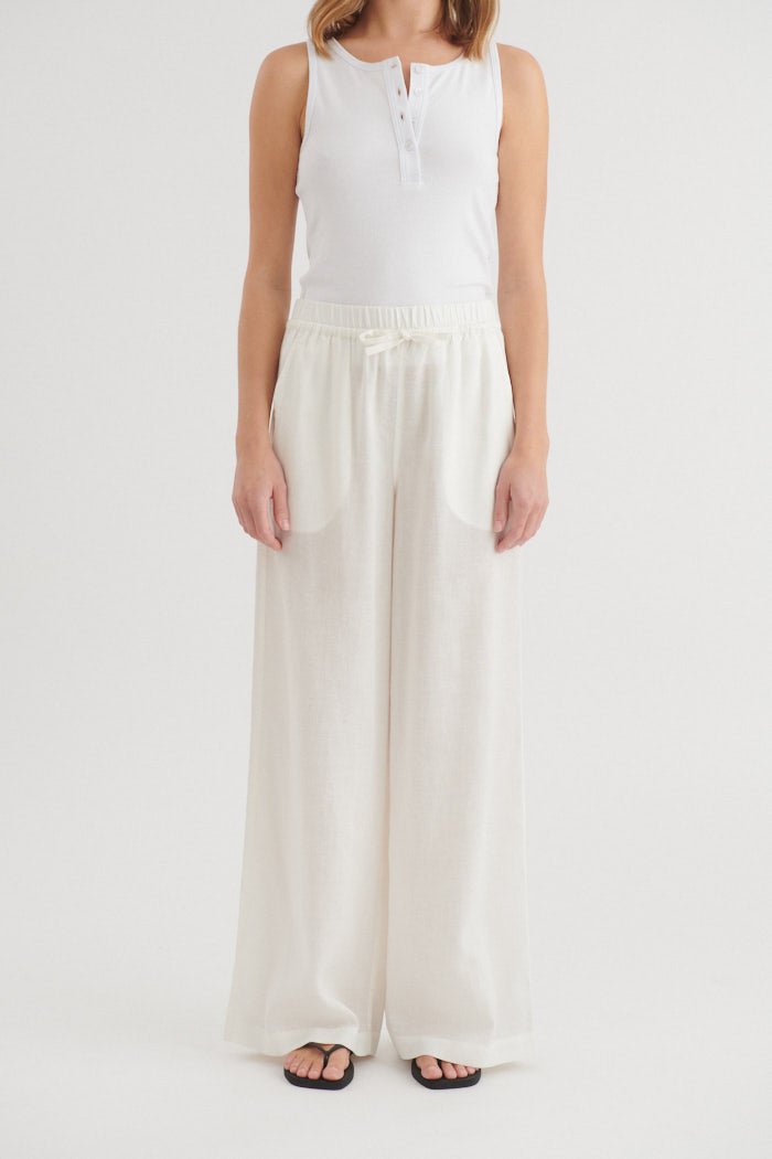 basic-apparel-carina-pants-leinenhose-bright-white-weit image 1
