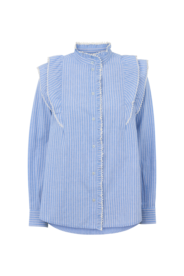 basic-apparel-silje-frill-shirt-ba430-02-bluse-riviera-gestreift image 6