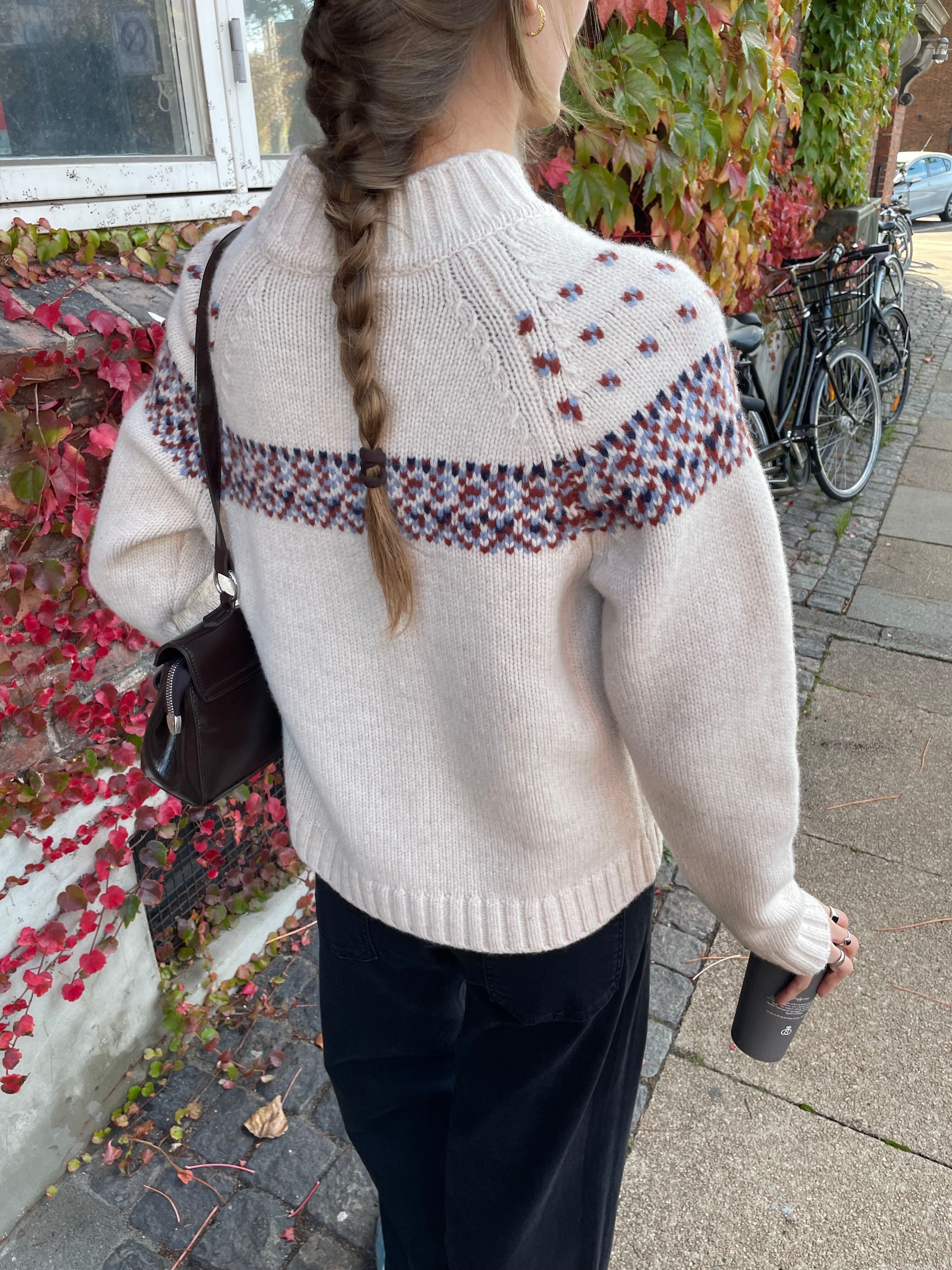 basic-apparel-blanche-sweater-wollpullover-bordeaux-wollmix image 6