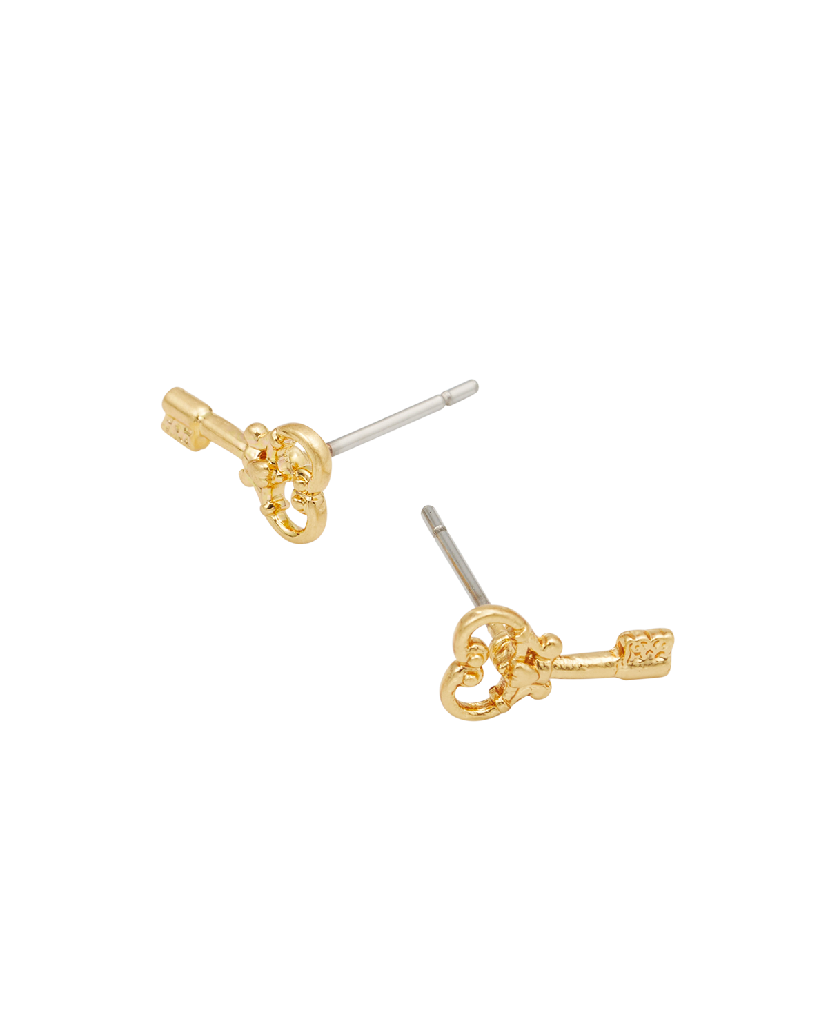 fable-england-jewellery-key-ohrstecker-gold image 3