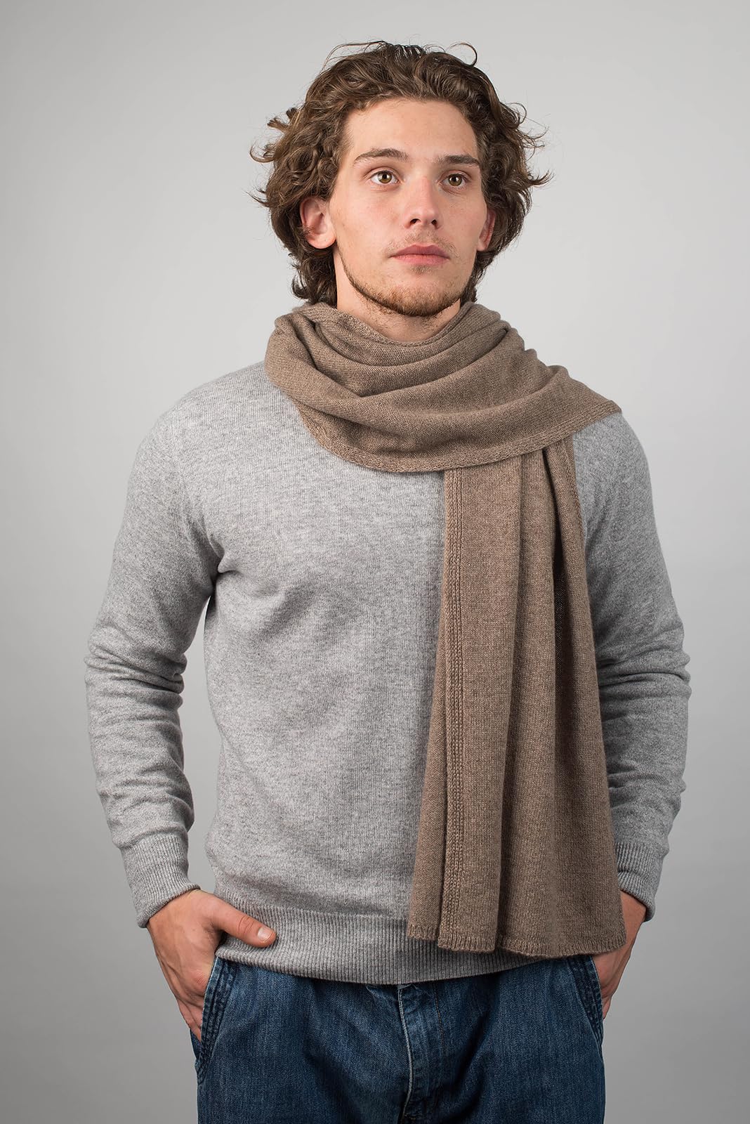 dalle-piane-scarf-breit-100-kaschmir-schal-nerz image 2