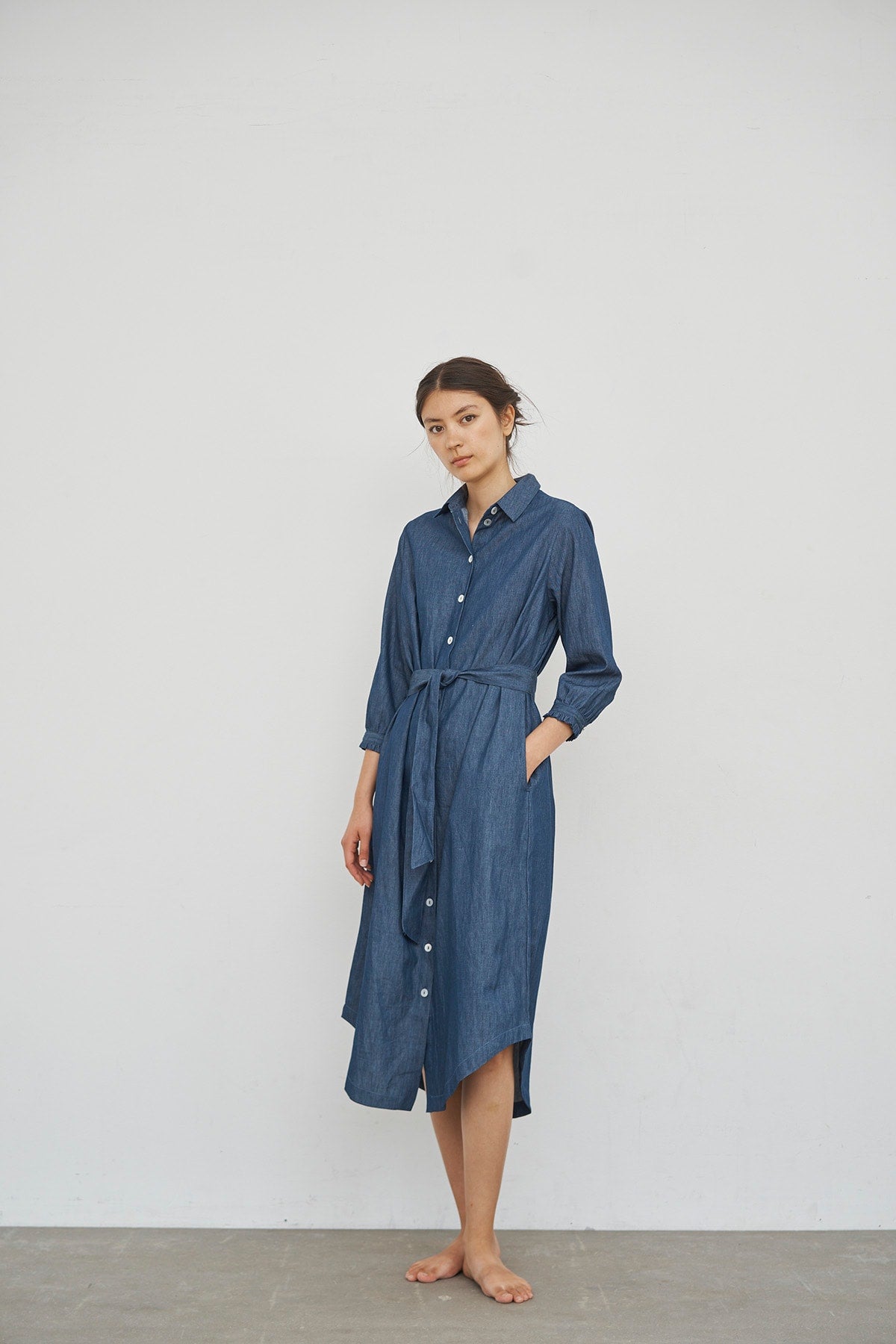 care-by-me-joy-hemdkleid-denim-dunkelblau-g-rtel image 4