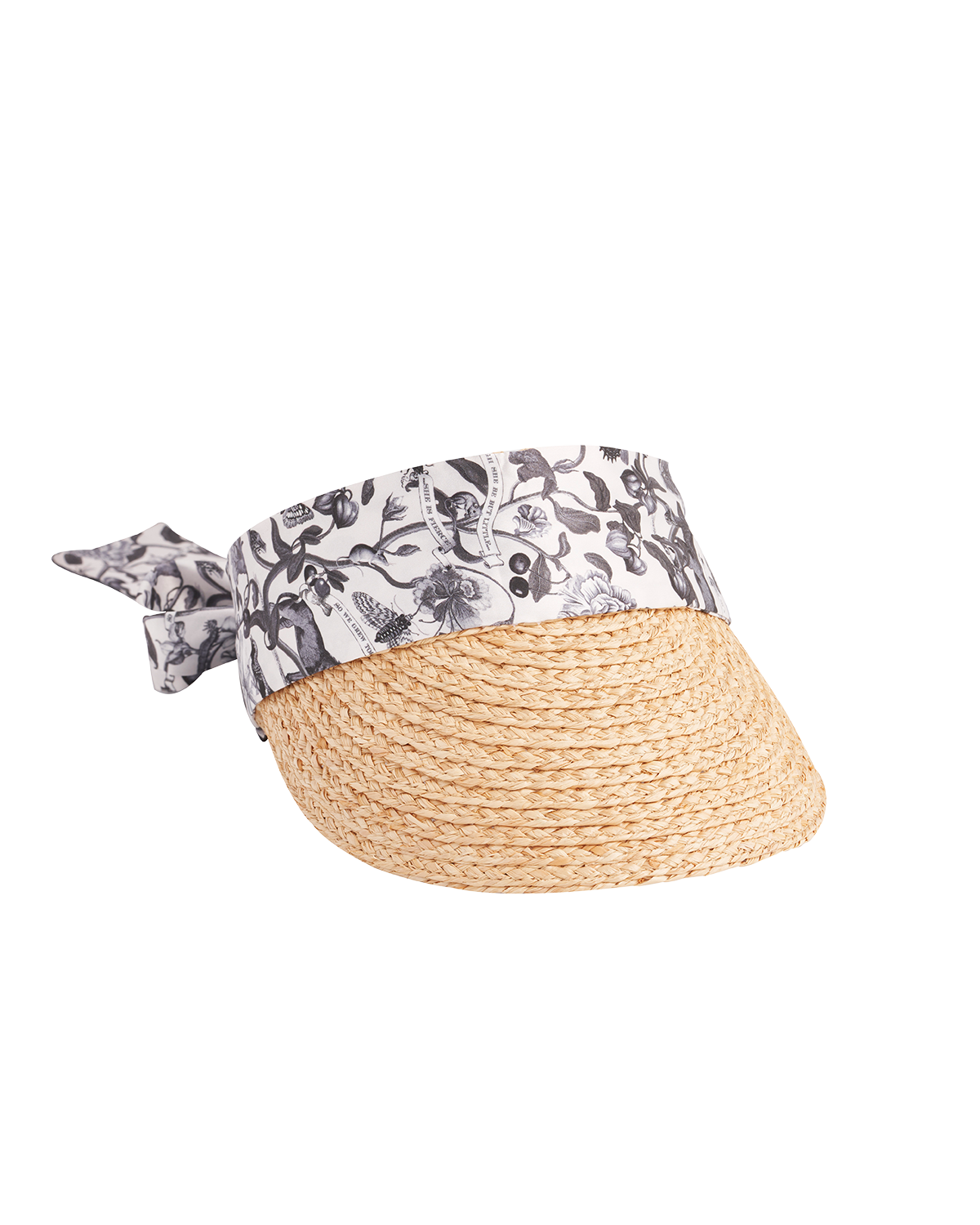 fable-england-tree-of-life-visor-sonnenvisor-raffia-monochrom image 1