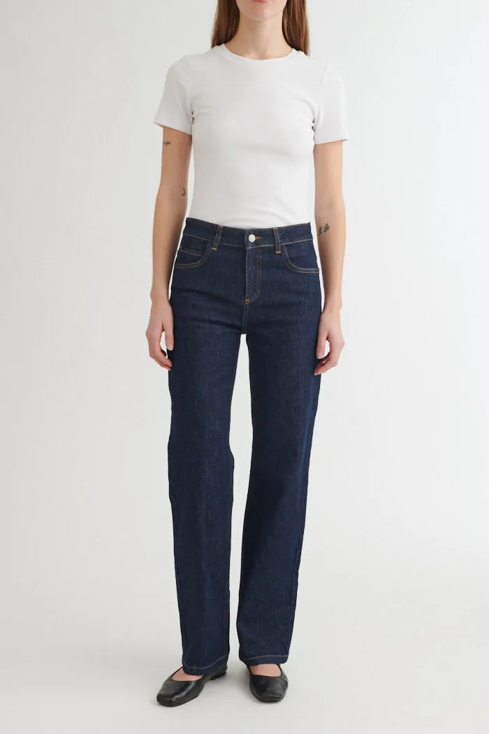 basic-apparel-elisa-rinse-wash-jeans-raw-denim-bio-baumwolle image 1
