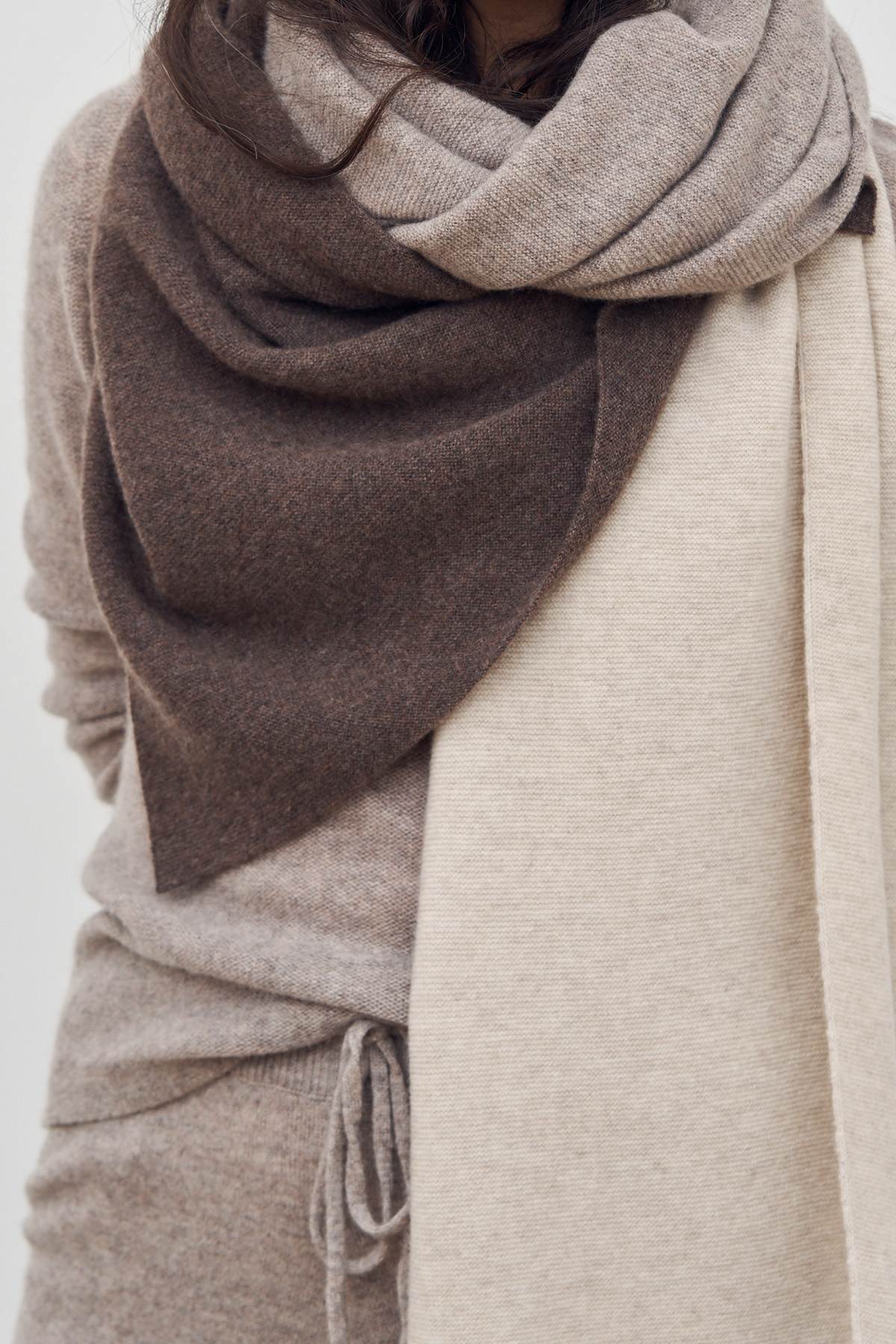 care-by-me-annabella-scarf-schal-kaschmir-braun-50x190 image 2