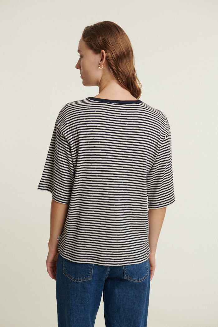 basic-apparel-silma-ss-tee-t-shirt-sky-captain-bio-baumwolle image 3