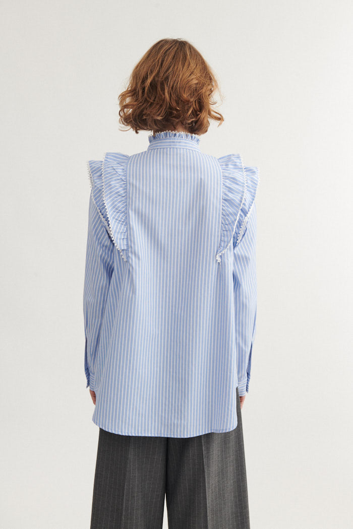 basic-apparel-silje-frill-shirt-ba430-02-bluse-riviera-gestreift image 4