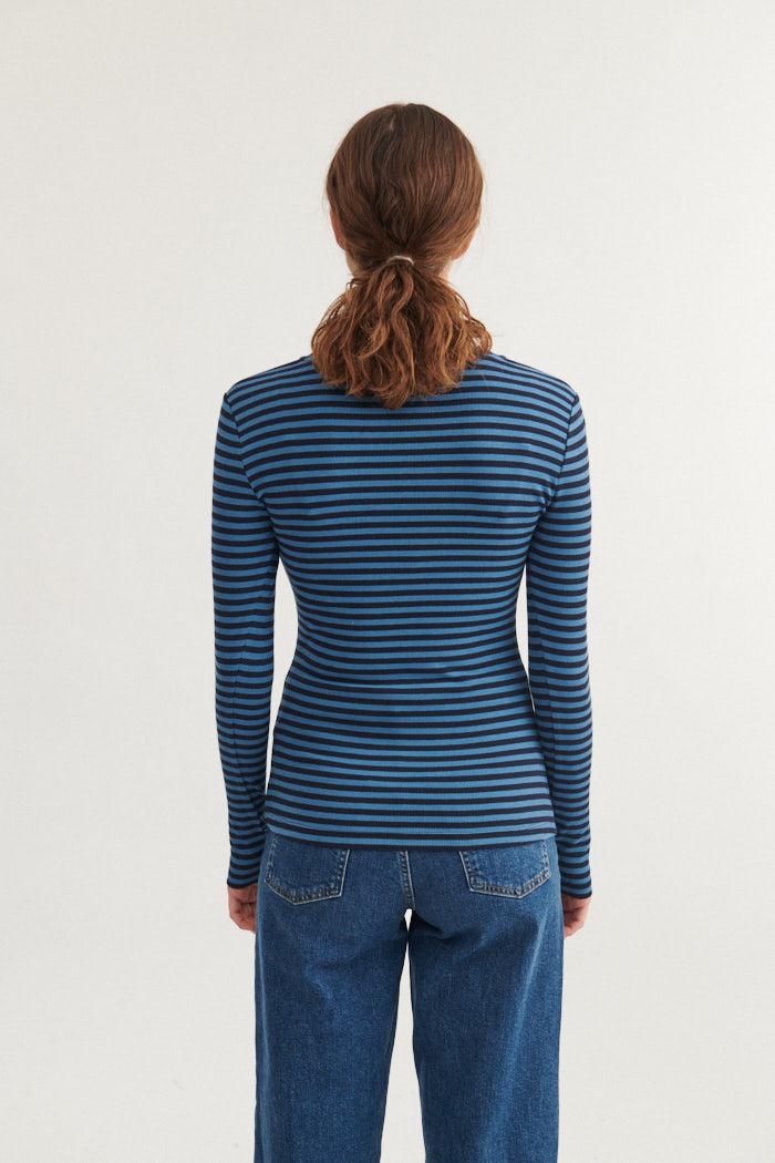 basic-apparel-ludmilla-ls-tee-shirt-copen-blue-bio image 3