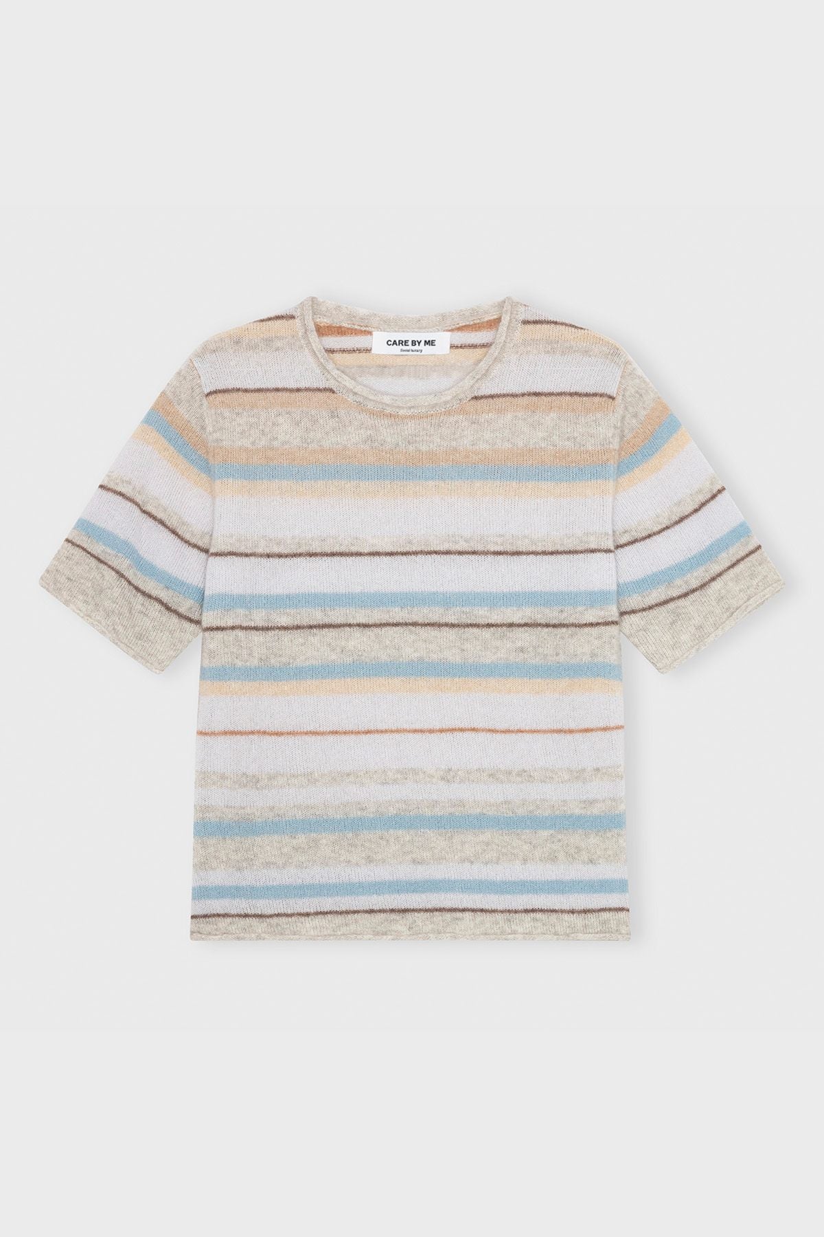 care-by-me-melanie-t-shirt-strickshirt-earth-kaschmir-seide-streifen image 2