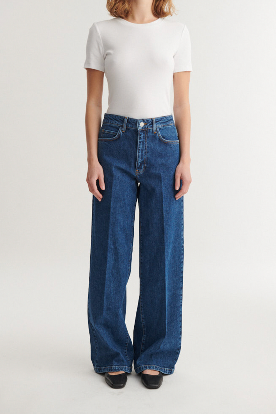 basic-apparel-enya-jeans-mid-blue-bio-wide-leg-damen image 1