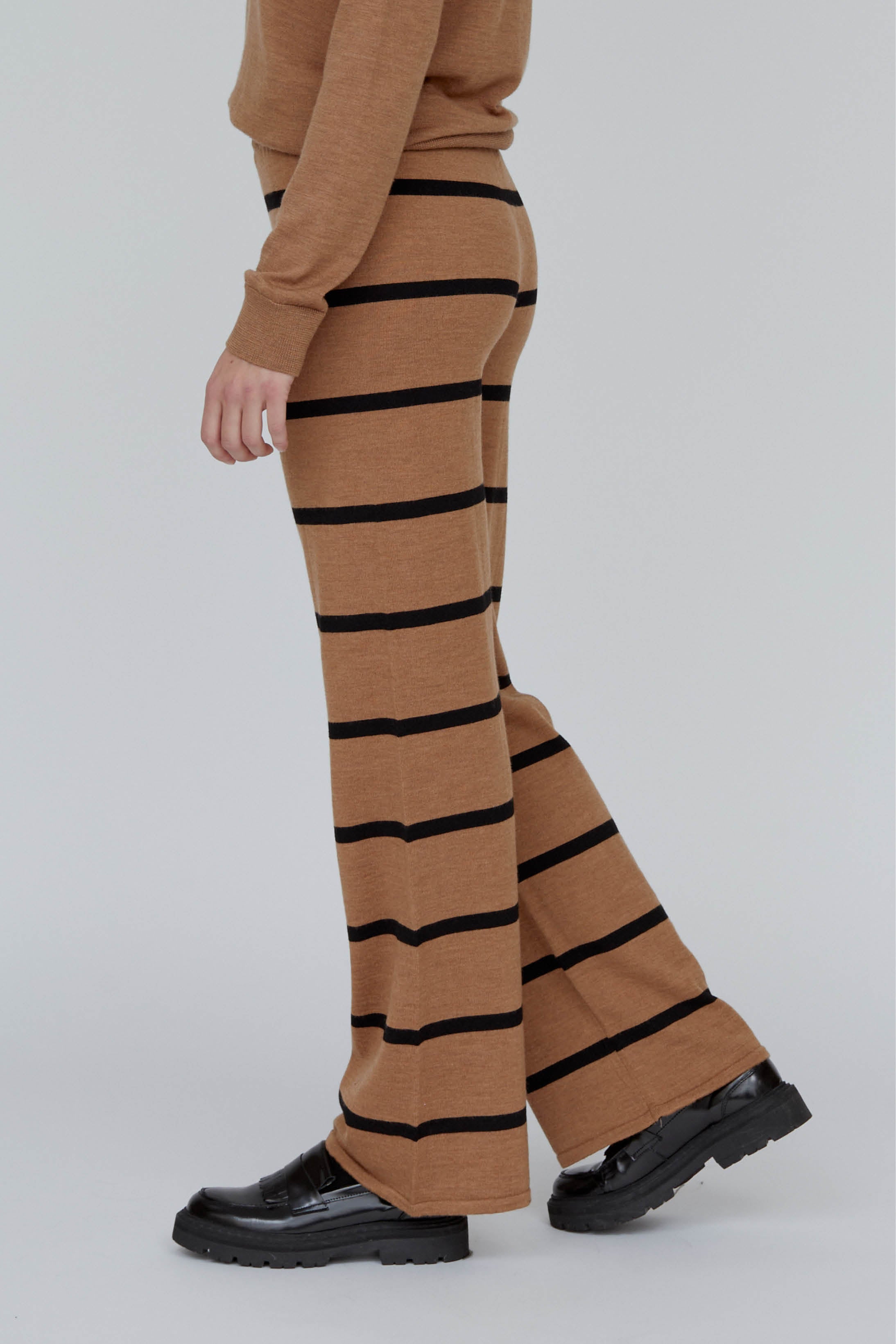 basic-apparel-vera-wide-pants-hose-apple-cinnamon-wolle image 2