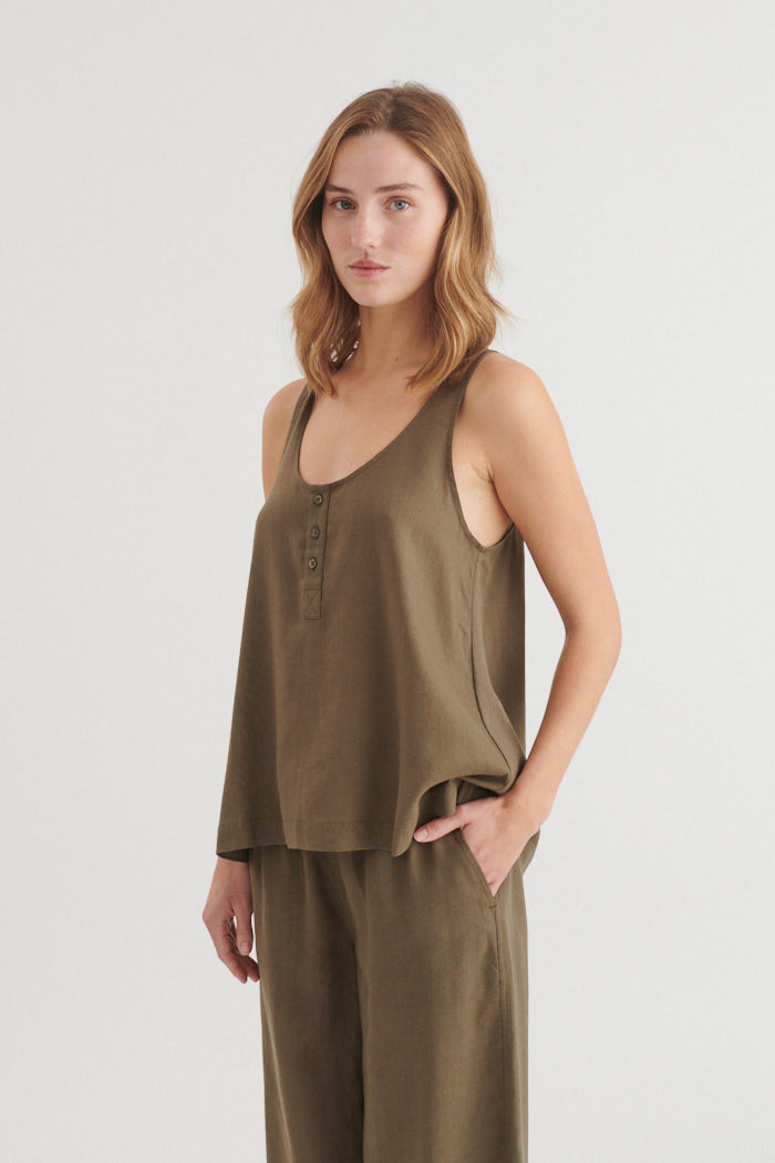 basic-apparel-carina-tank-top-sea-turtle-leinen-damen image 3