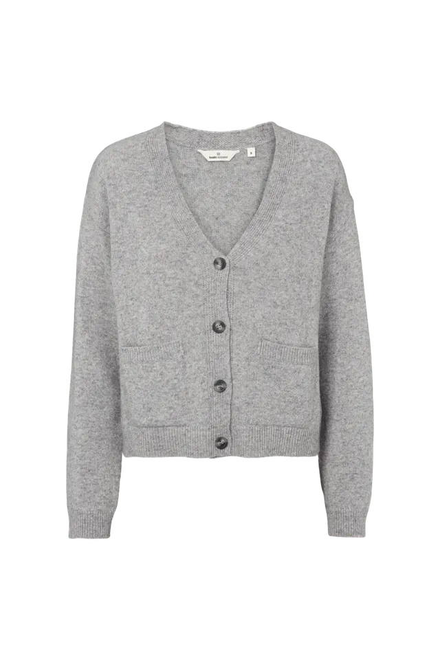 basic-apparel-lise-cardigan-light-grey-mel-wolle image 1