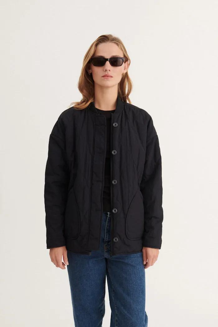 basic-apparel-ruby-loose-jacket-jacke-schwarz-wendbar image 1