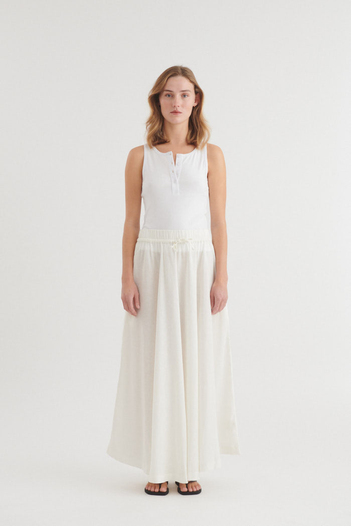 basic-apparel-carina-skirt-rock-bright-white-leinen image 4