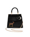 fable-england-deer-moon-tote-shopper-schwarz-samt image 3