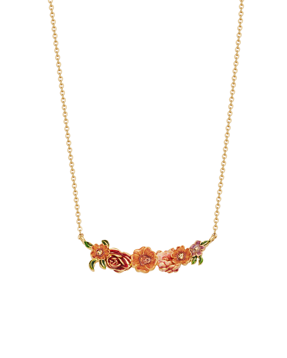 fable-england-eve-floral-choker-kette-gold image 4