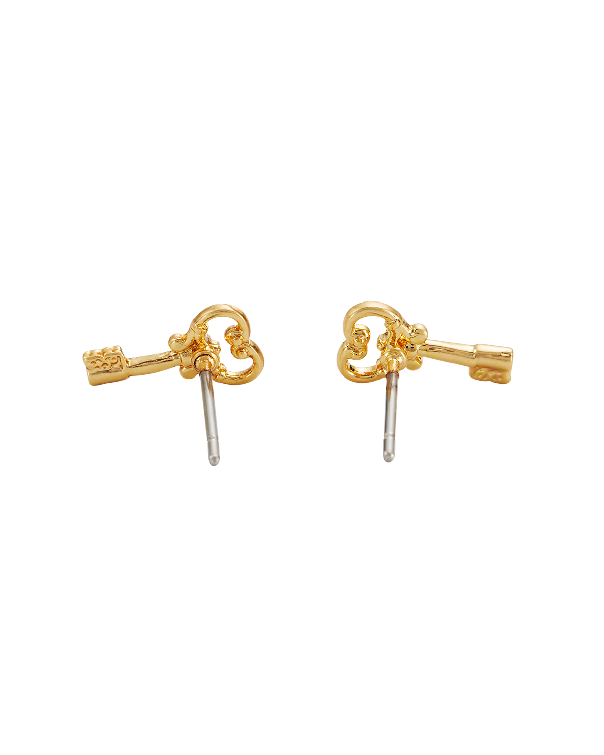 fable-england-jewellery-key-ohrstecker-gold image 4