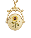 fable-england-jewellery-s-initial-halskette-sonnenblume-gold image 3