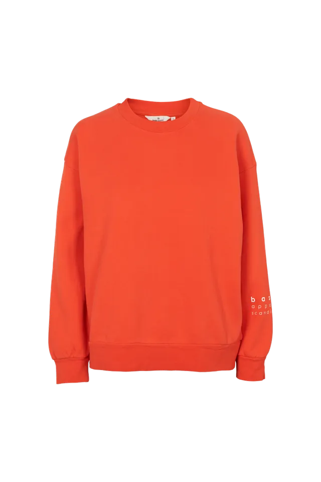 basic-apparel-cinna-sweatshirt-grenadine-rot-oversize-bio image 1