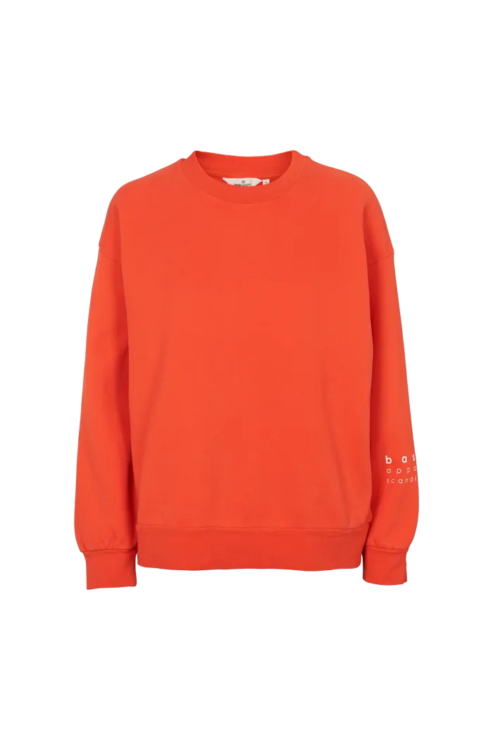 basic-apparel-cinna-sweatshirt-grenadine-rot-oversize-bio image 1