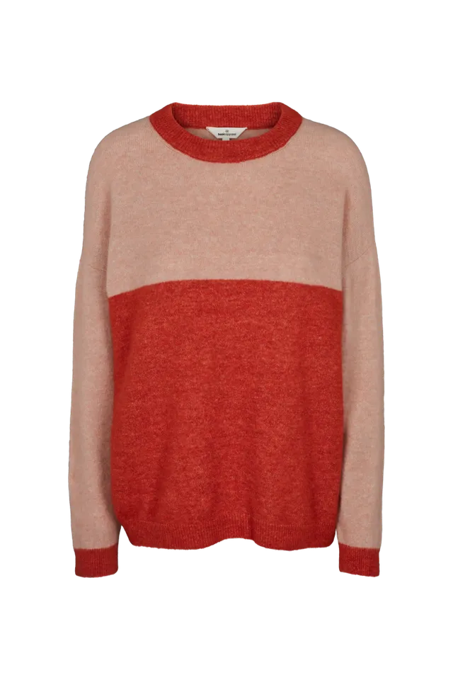 basic-apparel-claudine-sweater-wollpullover-spicy-orange-lose image 1