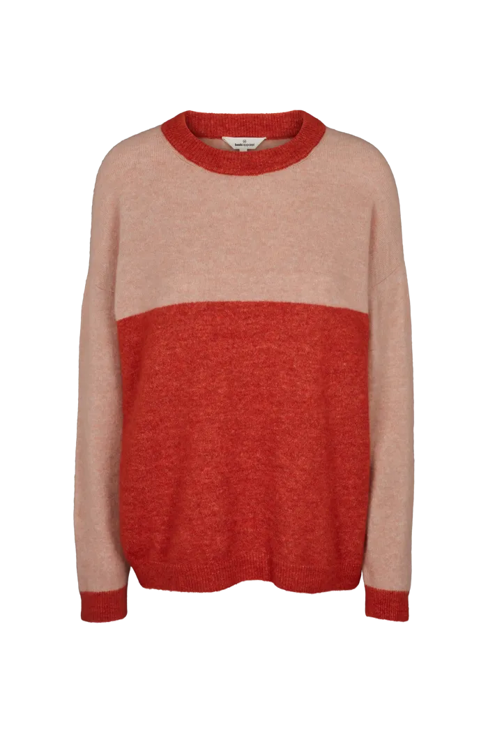 basic-apparel-claudine-sweater-wollpullover-spicy-orange-lose image 1