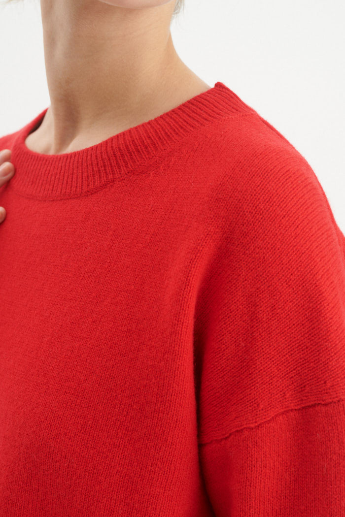 basic-apparel-liz-o-neck-pullover-tomato-merinowolle image 6