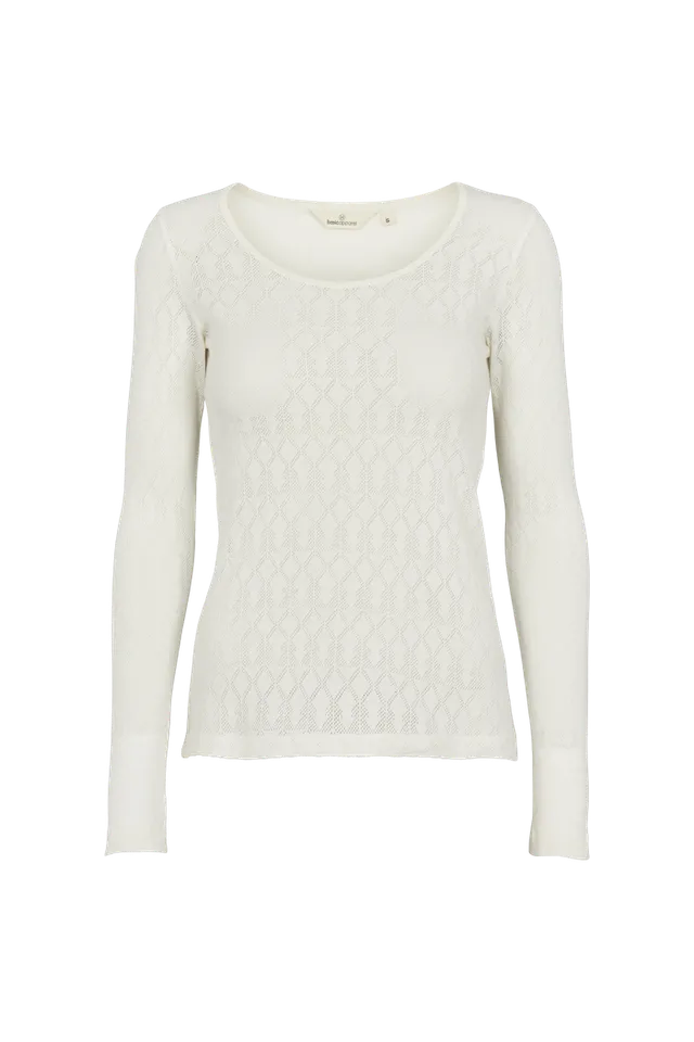 basic-apparel-ana-t-shirt-white-swan-bio-baumwolle-langarm image 1