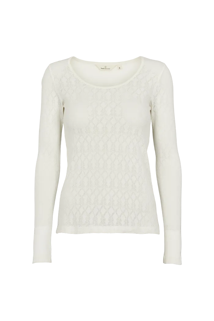 basic-apparel-ana-t-shirt-white-swan-bio-baumwolle-langarm image 1