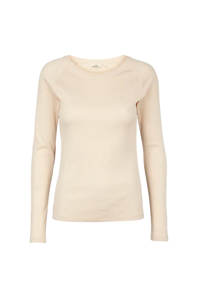 basic-apparel-arense-ls-tee-langarmshirt-sand-dollar-bio image 1