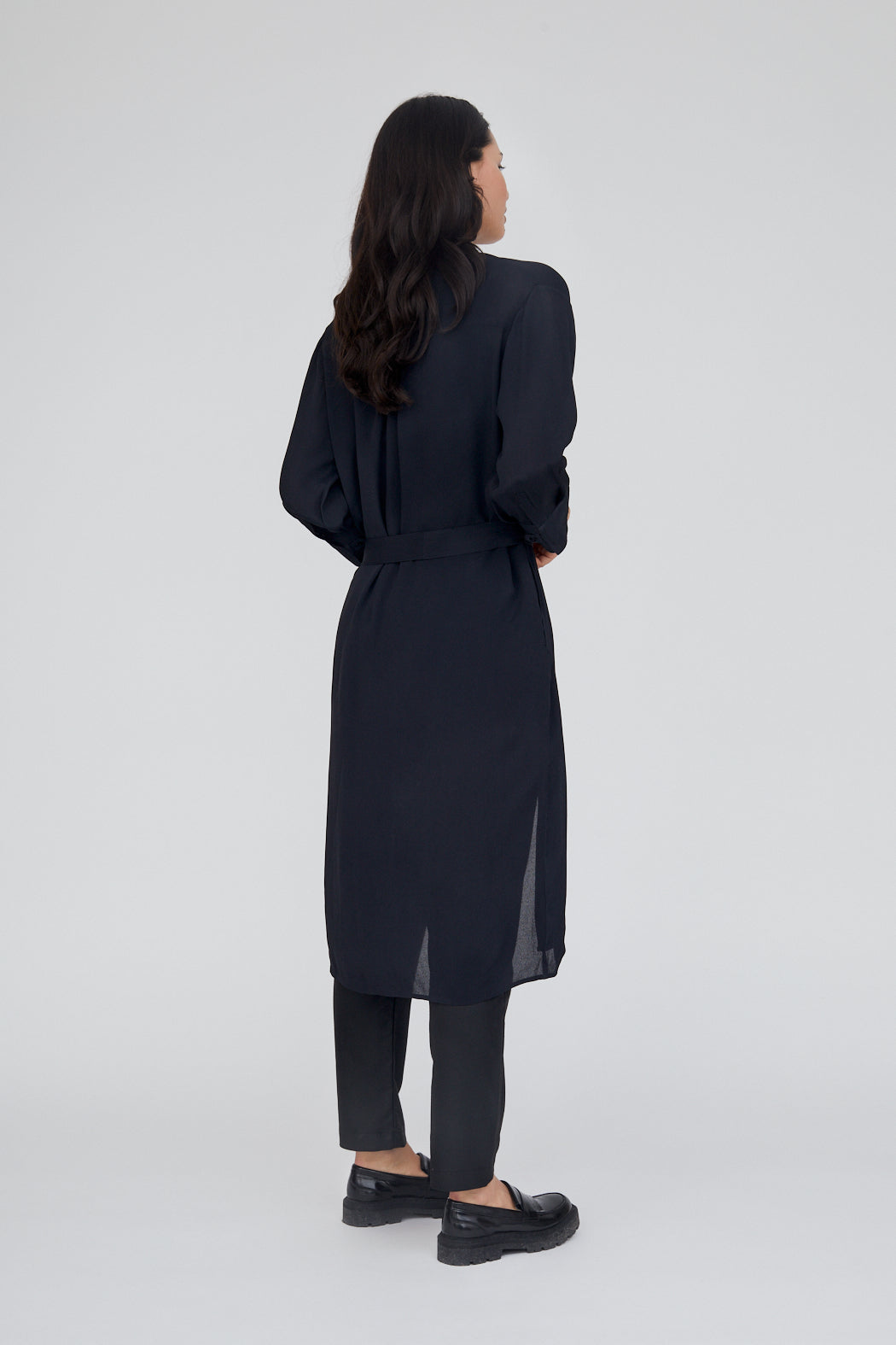 basic-apparel-yasemin-shirt-dress-hemdkleid-schwarz-viskose image 4
