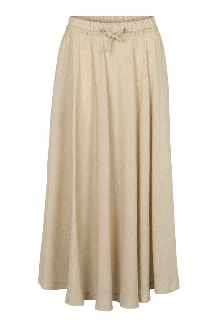 basic-apparel-carina-ba433-08-leinenrock-natural-melange-lang image 5