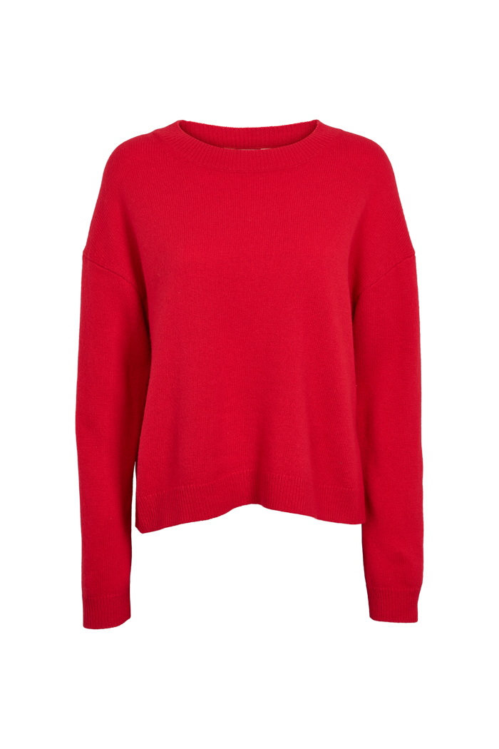 basic-apparel-liz-o-neck-pullover-tomato-merinowolle image 1