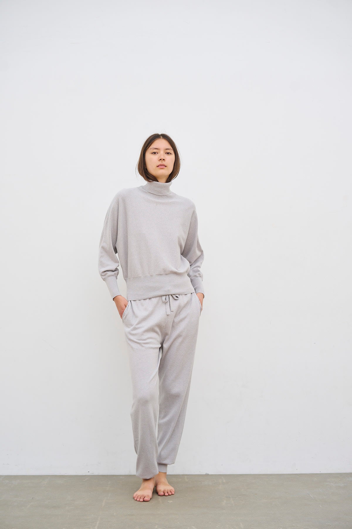 care-by-me-chloe-pants-hose-light-grey-kaschmir image 5
