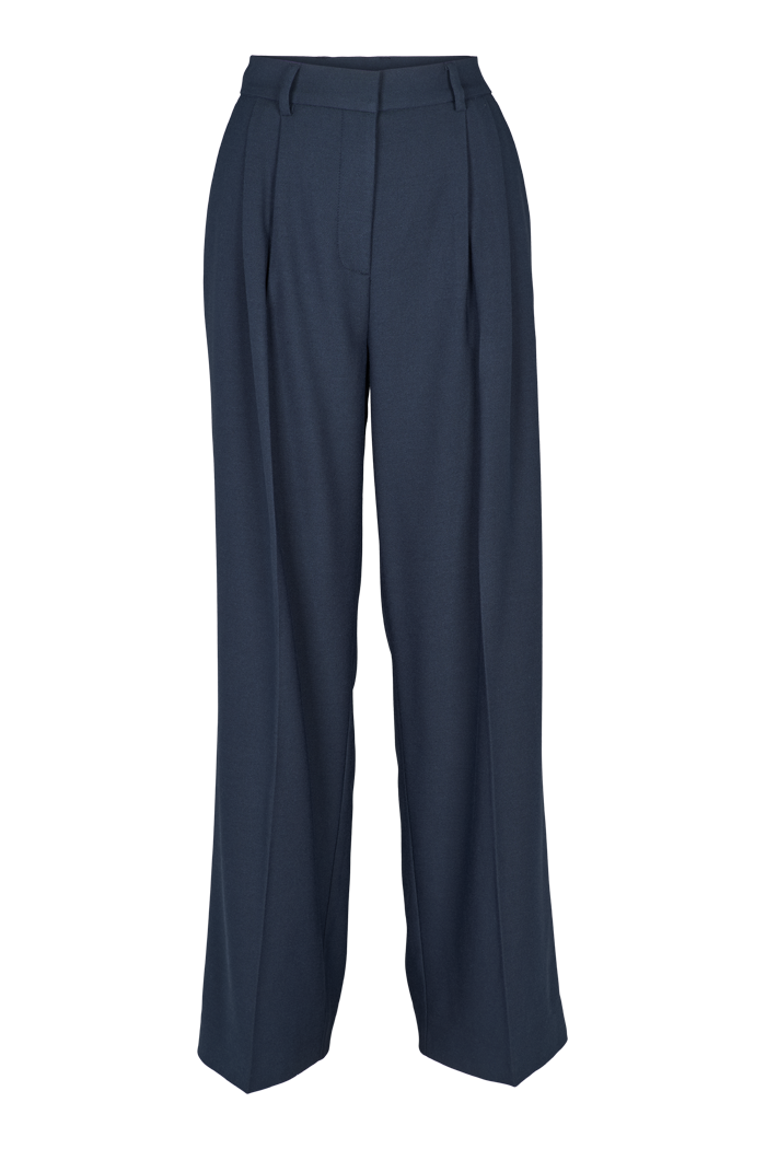 basic-apparel-marjo-hose-navy-melange-weites-bein image 5