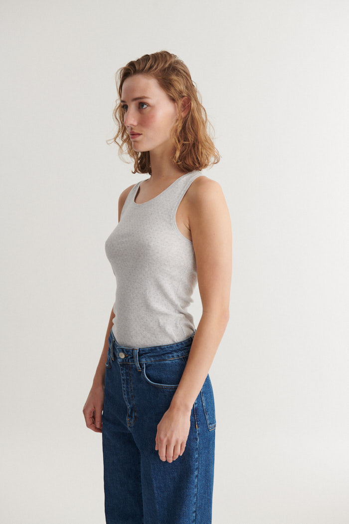 basic-apparel-arense-ba140-01-top-light-grey-mel-bio-baumwolle image 2