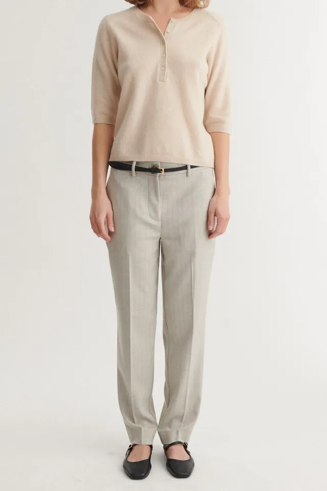 basic-apparel-radi-slim-pants-stoffhose-chincilla-recycelt image 1