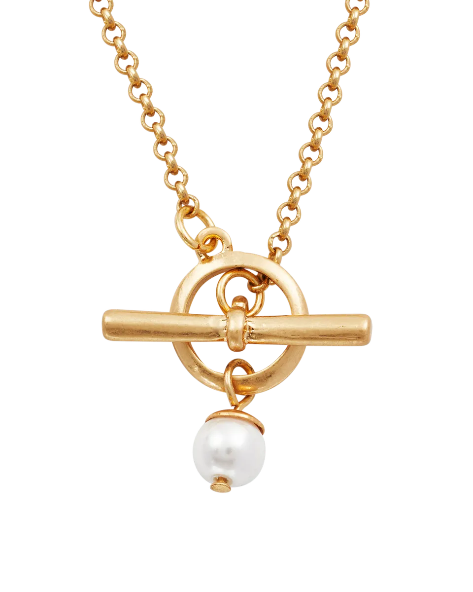 fable-england-gold-pearl-toggle-halskette-perle-gold image 1