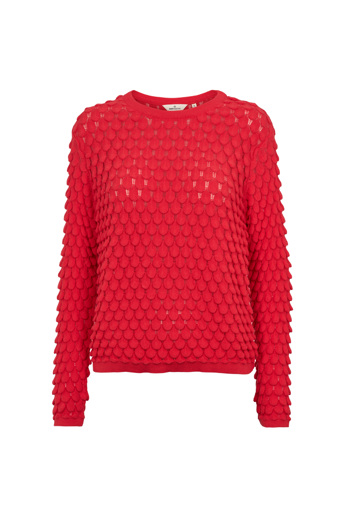 basic-apparel-cilla-sweater-pullover-rot-bio-baumwolle image 1