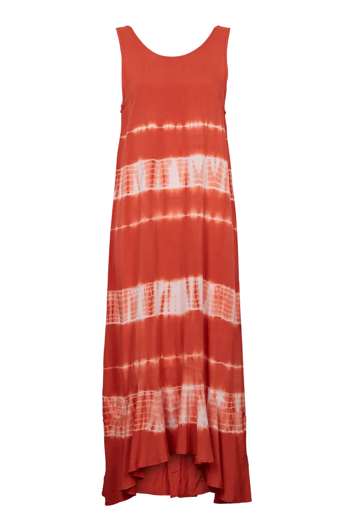 basic-apparel-orchid-dress-tie-dye-viskose-rosa image 1