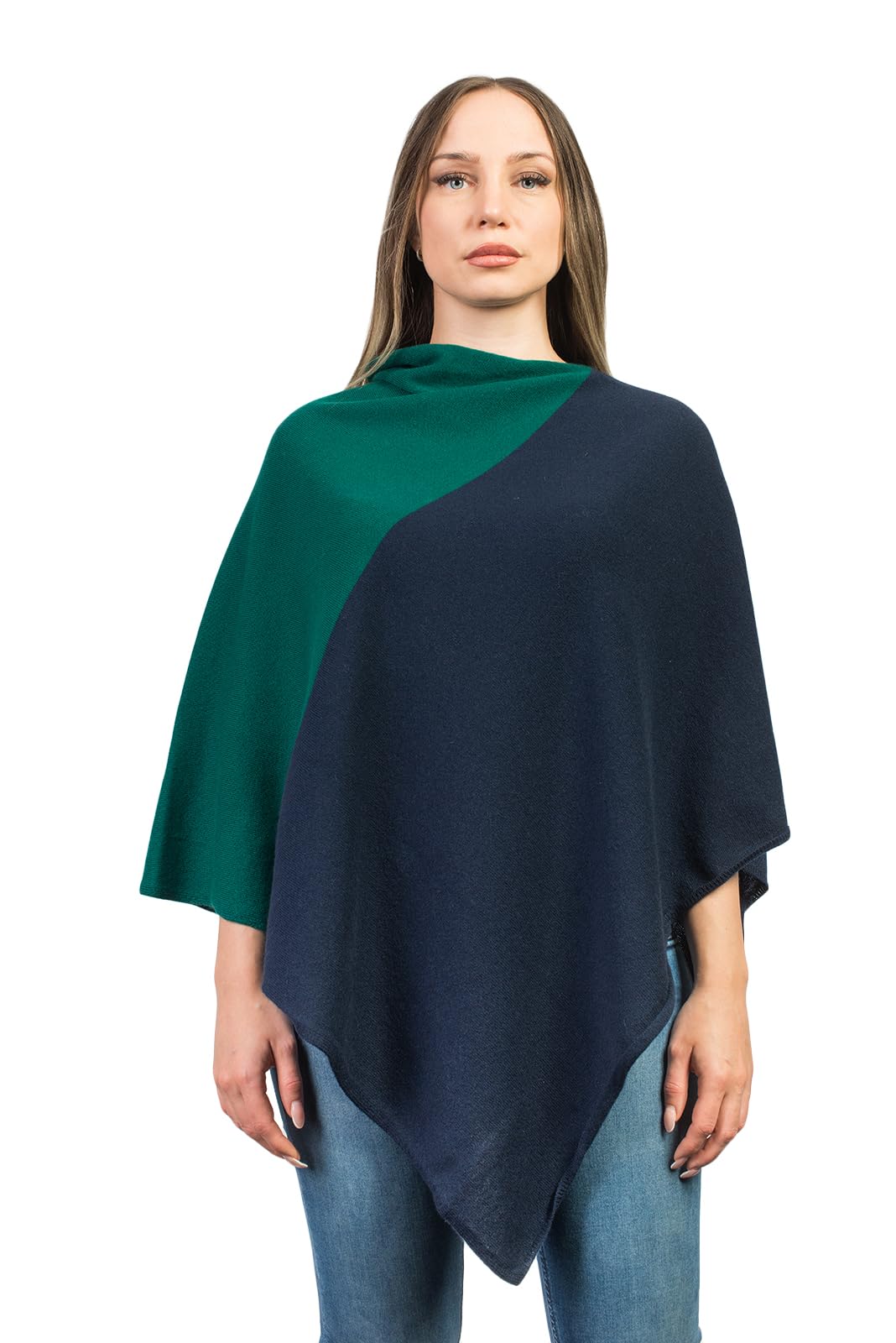 dalle-piane-poncho-bicolor-kaschmir-poncho-rot-100 image 6