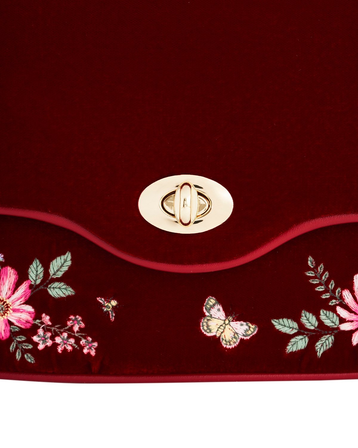 fable-england-mary-clutch-rot-samt-bestickt image 4