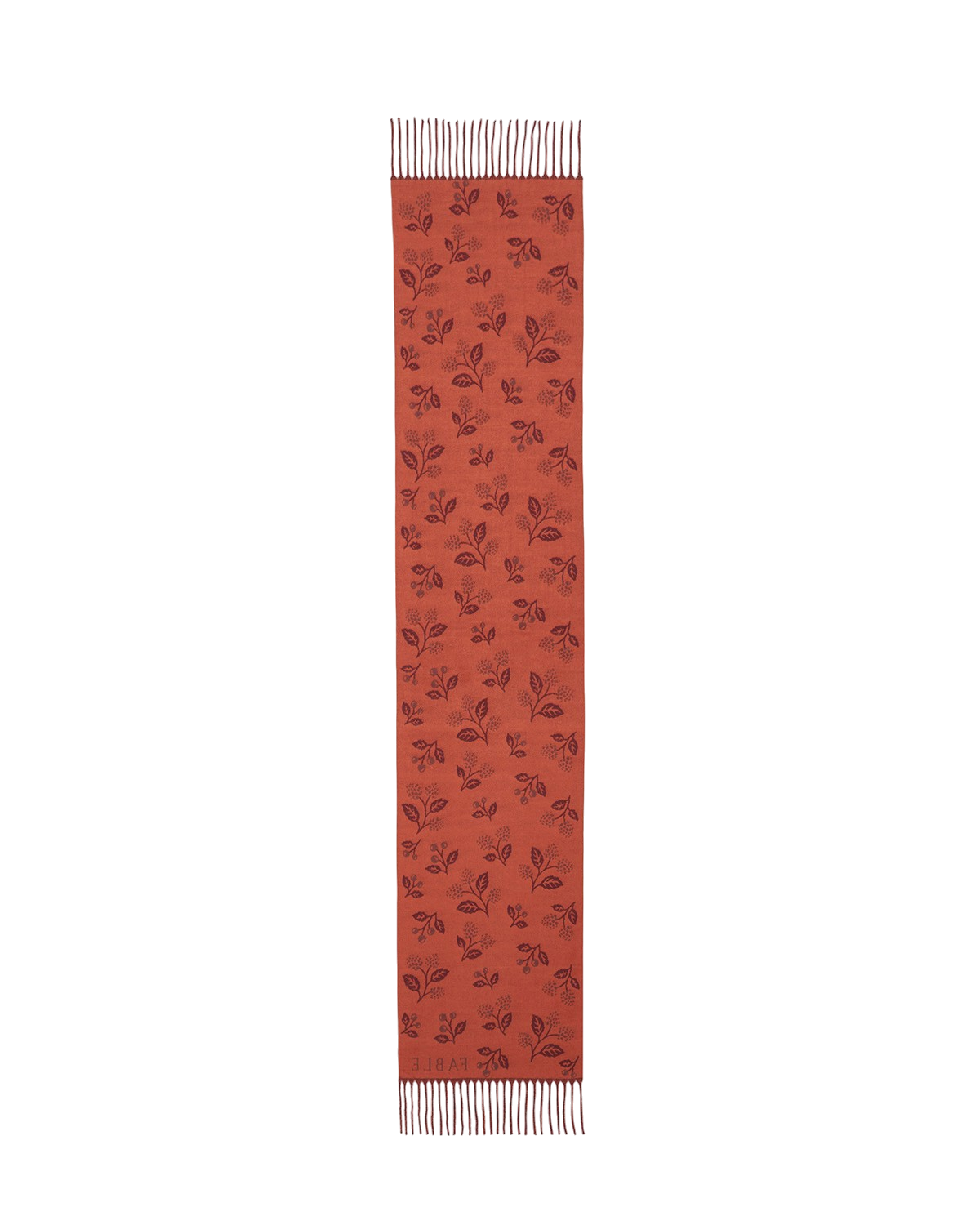 fable-england-blackberry-jacquard-schal-burgundy image 3
