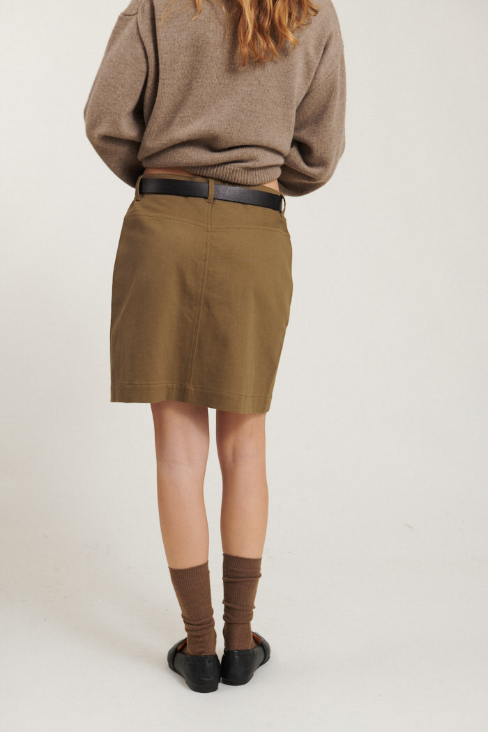 basic-apparel-creol-skirt-rock-capers-green-bio image 3
