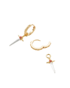 fable-england-rose-dagger-huggie-ohrringe-gold image 5
