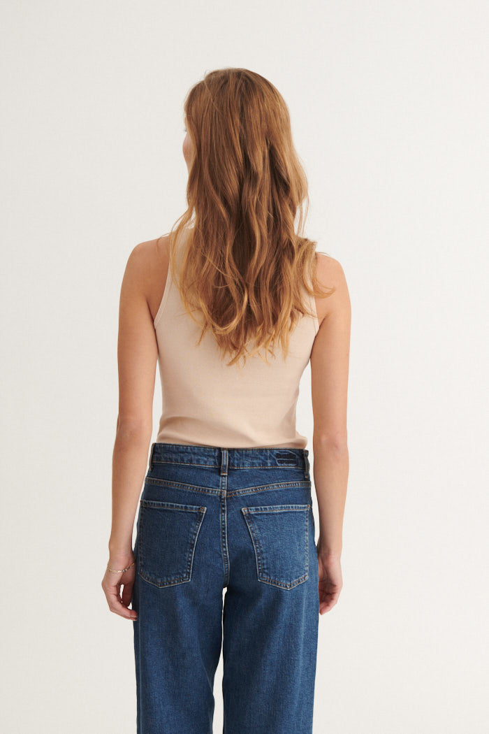 basic-apparel-ludmilla-tank-top-smokey-grey-bio-baumwolle-ripp image 3